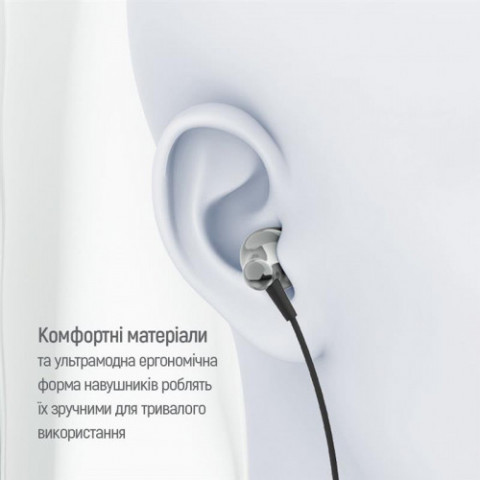 Гарнітура СolorWay Slim 3.5 mm Wired Earphone Blast 1 Black (CW-WD01BK)