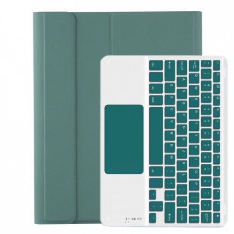Чохол з бездротовою клавіатурою (TouchPad) BeCover для Lenovo Tab M10 Plus TB-125F (3rd Gen)/K10 Pro TB-226 Dark Green (712392)