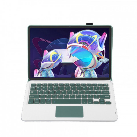 Чохол з бездротовою клавіатурою (TouchPad) BeCover для Lenovo Tab M10 Plus TB-125F (3rd Gen)/K10 Pro TB-226 Dark Green (712392)