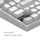 Клавіатура Dark Project ALU81 Terra Nostra White (DPKB_NOSTRA_81_ANSI_WHITE_UA)