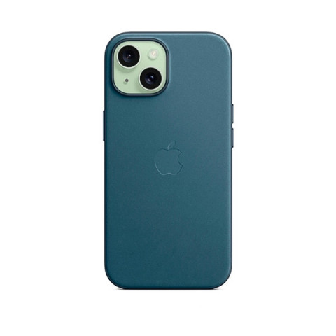 Чохол FineWoven Case with MagSafe Original for Apple iPhone 15 Plus (OEM) - Pacific Blue (ARM71980)