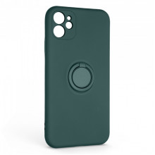 Чохол ArmorStandart Icon Ring для Apple iPhone 11 Dark Green (ARM68647)