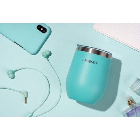 Термокухоль Ardesto Compact Mug, 350мл, нержавіюча сталь, блакитний
