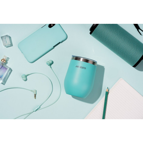 Термокухоль Ardesto Compact Mug, 350мл, нержавіюча сталь, блакитний