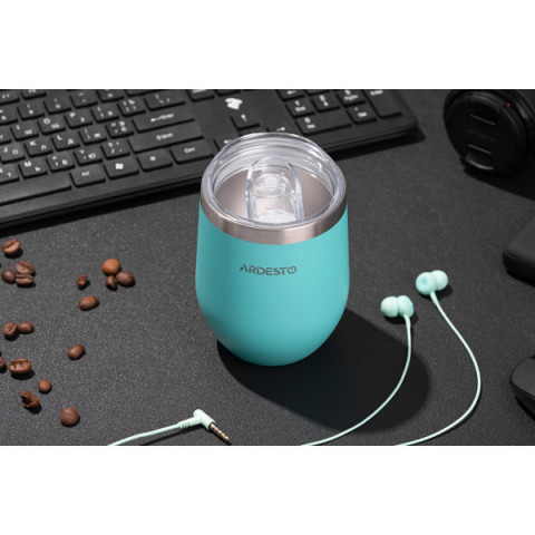 Термокухоль Ardesto Compact Mug, 350мл, нержавіюча сталь, блакитний