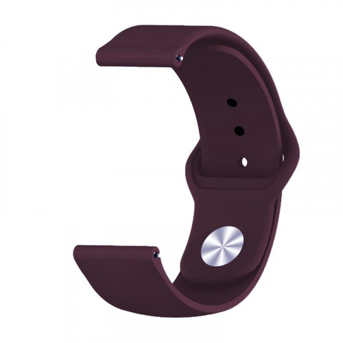 Силіконовий ремінець BeCover для LG Watch Sport W280A Purple-Wine (706218)