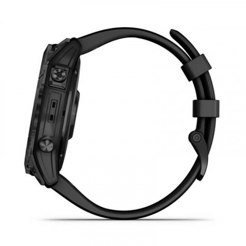 Смарт-годинник Garmin Fenix 7X Sapphire Solar Black DLC Titanium with Black Band (010-02541-45)