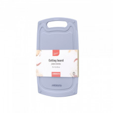 Дошка кухонна Ardesto Gemini, 25х15х0.8см, пластик, сірий