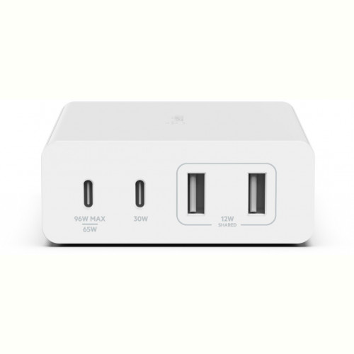 Мережевий зарядний пристрій Belkin GaN Boost Charge Pro 108W USB-С/USB-A