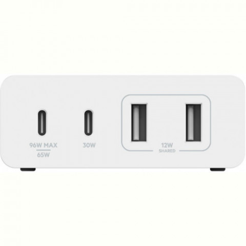 Мережевий зарядний пристрій Belkin GaN Boost Charge Pro 108W USB-С/USB-A