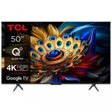 Телевізор 50" TCL QLED 4K 60Hz Smart Google TV Black