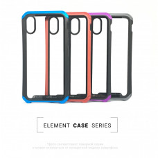 Чохол ArmorStandart Element Case для iPhone XS Max Transparent Clear Black/Blue (ARM53422)
