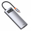 USB-Хаб Baseus Metal Gleam Series 6-in-1 Type-C gray Купити в Україні