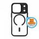 Чохол ArmorStandart Unit-C MagCase для Apple iPhone 17 Pro Black + Orange Button Set (ARM90585)