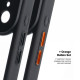 Чохол ArmorStandart Unit-C MagCase для Apple iPhone 17 Pro Black + Orange Button Set (ARM90585)