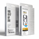 Чохол ArmorStandart Unit-C MagCase для Apple iPhone 17 Pro Black + Orange Button Set (ARM90585)