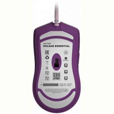 Мишка Hator Pulsar Essential Lilac (HTM-307) USB