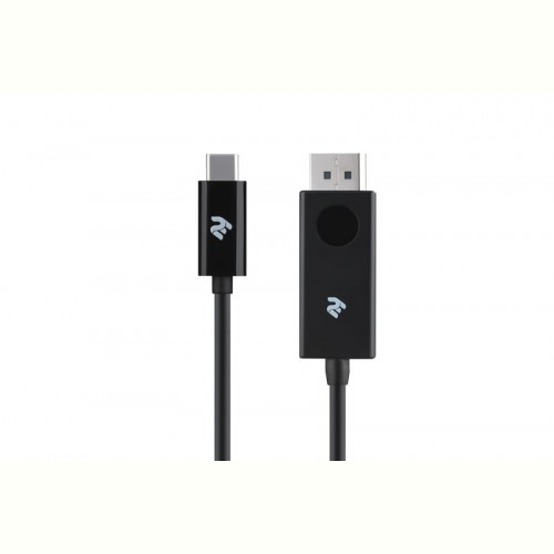 Кабель 2E (2E-W1402) USB Type-C-Displayport, (AM/AM), 1м, Black