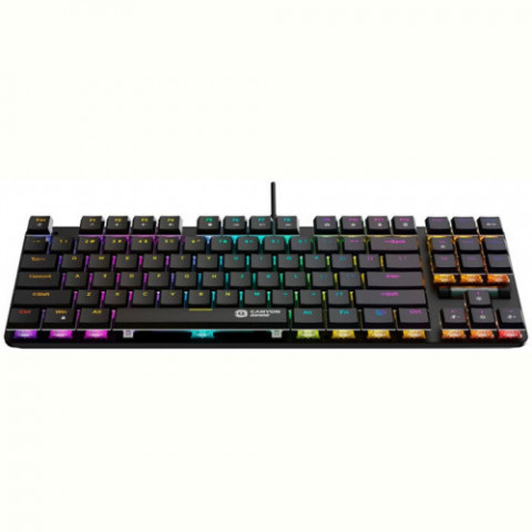 Клавіатура Canyon Cometstrike GK-50 RGB TKL ENG/UKR USB Black (CND-SKB50-US)