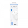 Зарядний пристрій AccLab AL-TC125 1хType-C 5В/3A/25W QC/PD 3.0 White (1283126538841)