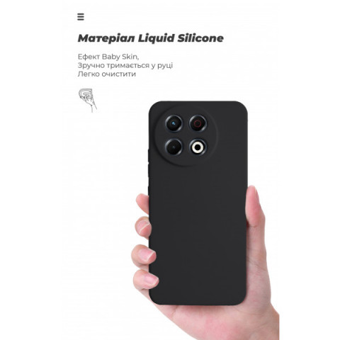 Чохол ArmorStandart ICON для Tecno Spark 30 Pro 4G (KL7) Camera cover Black (ARM83313)
