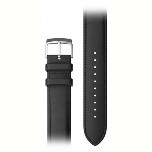 Ремінець Mobvoi Leather Strap 20mm для Mobvoi TicWatch E/C2 Black (M6201000T0C2)