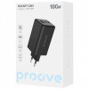 МЗП Proove Pocket GaN Max 100W (2Type-C + USB) black Купити в Україні