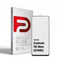 Захисне скло ArmorStandart Full Glue для Tecno Camon 19 Neo (CH6i) Black (ARM62087)