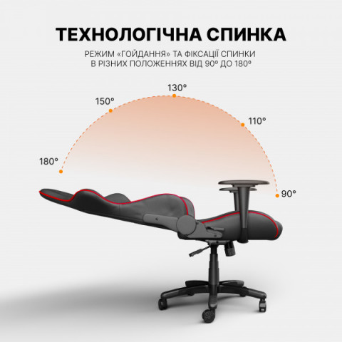 Крісло геймерське ігрове Anda Seat Luna Size L до 100 кг Pink Fabric (AD18-44-P-F) Купити в Україні