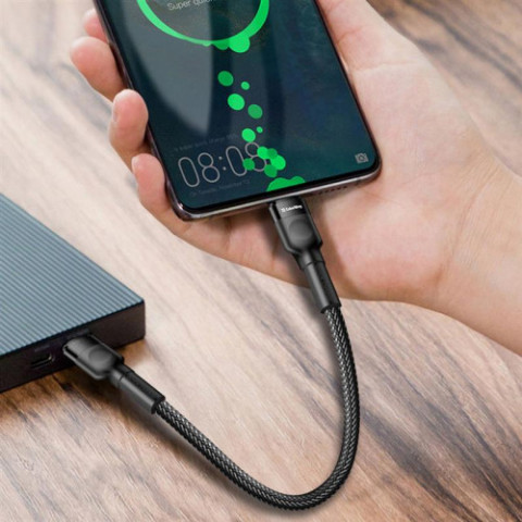 Кабель ColorWay USB Type-C - USB Type-C PD Fast Charging, 3А, 65W, 0.3м Black (CW-CBPDCC054-BK)