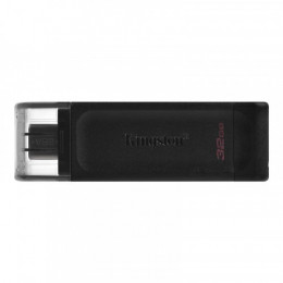 Флеш-накопичувач USB3.2 32GB Type-C Kingston DataTraveler 70 Black (DT70/32GB)