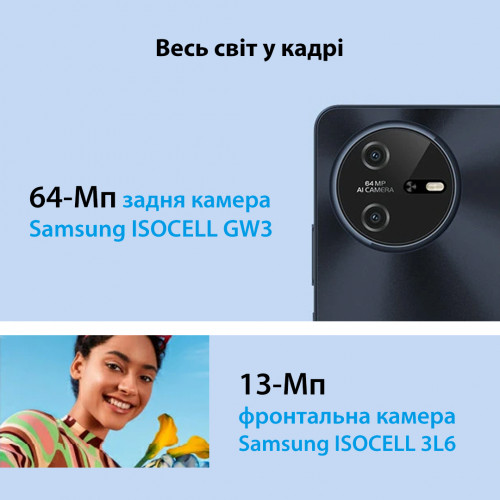 Смартфон Oscal Tiger 12 8/128GB Dual Sim Grey