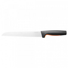Кухонний ніж для хліба Fiskars Functional Form, 21.3см, нержавіюча сталь, пластик, чорний