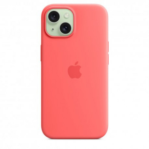 Чохол Apple iPhone 15 Silicone Case with MagSafe Guava (MT0V3)