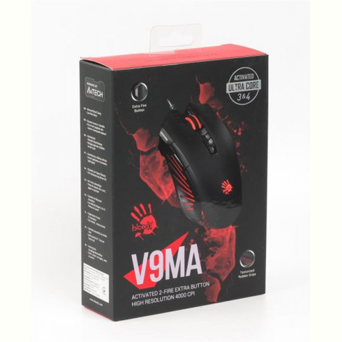 Мишка A4Tech V9MA Bloody Black USB