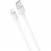 Кабель XO NB156 USB - Lightning (M/M), 1 м, White (NB156-L-1-WH)