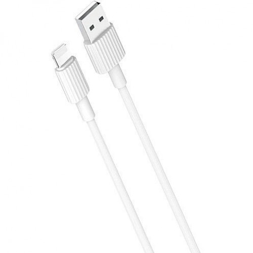 Кабель XO NB156 USB - Lightning (M/M), 1 м, White (NB156-L-1-WH)