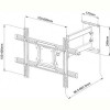 Кронштейн X-Digital PLB136L Black (VESA600х400)