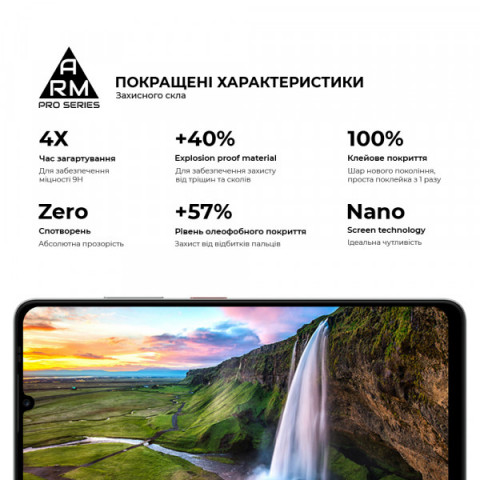 Захисне скло ArmorStandart Pro для ZTE Blade A76 4G (ARM87520)