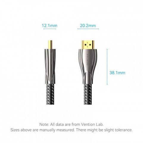 Кабель Vention HDMI - HDMI V 2.0 (M/M), 2 м, Black (ALMBH)