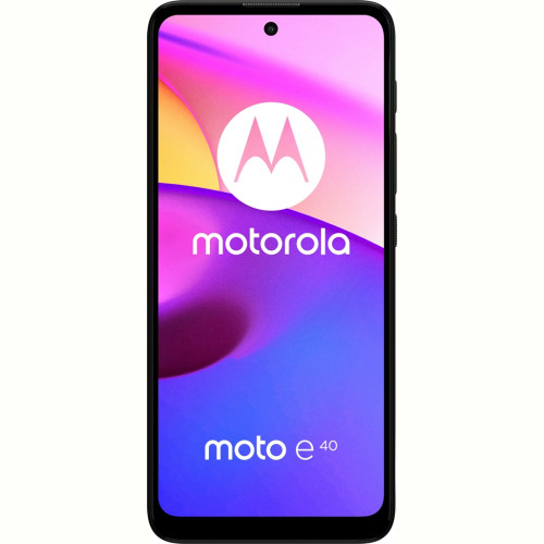 Смартфон Motorola Moto E40 4/64GB Dual Sim Carbon Gray (PAVK0001RO)