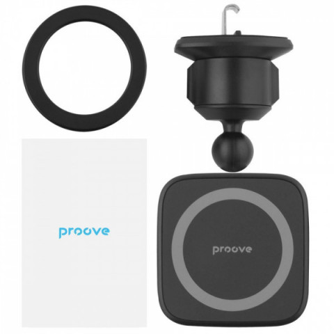 Автомобільний тримач Proove Block Magnetic Air Outlet Car Mount Magnetic Ring black Купити в Україні