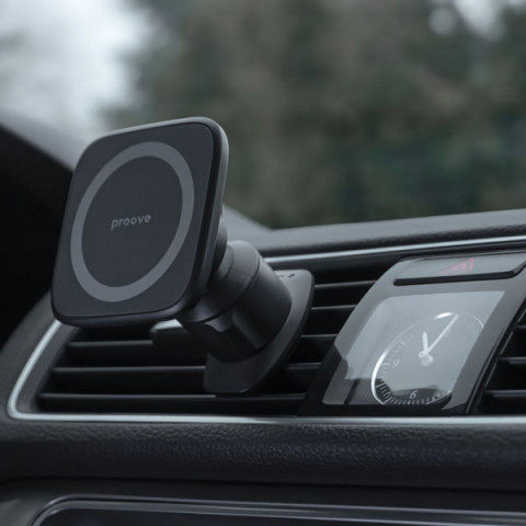 Автомобільний тримач Proove Block Magnetic Air Outlet Car Mount Magnetic Ring black Купити в Україні