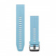 Ремінець для Garmin QuickFit 20 Smooth Silicone Band Blue (QF20-SMSB-BLUE)