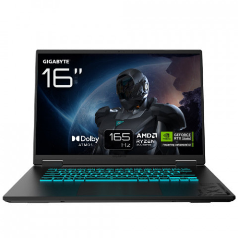 Ноутбук Gigabyte Gaming A16 (3VHK3UA893SD) Black Steel