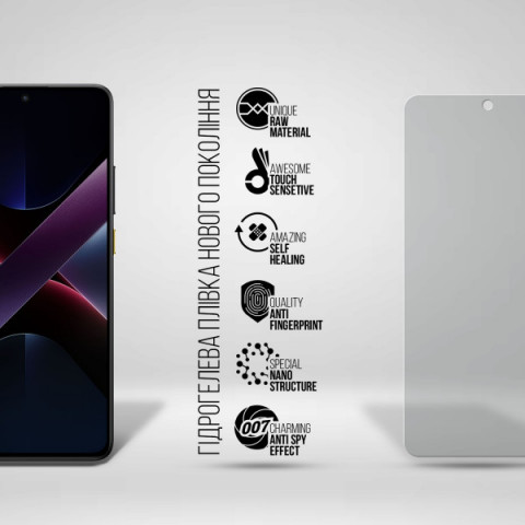 Гідрогелева плівка ArmorStandart Anti-spy для Xiaomi Poco X7 Pro (ARM82710)