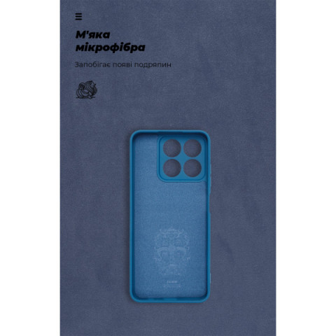 Чохол ArmorStandart ICON для ZTE Blade A35 4G / A55 4G Camera cover Dark Blue (ARM81341)