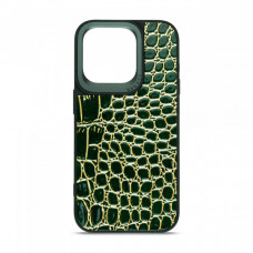 Чохол Harder Crocosaur для Apple iPhone 15 Pro Green (ARM76702)