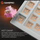 Дротова механічна клавіатура GamePro MK160 V2 Warden QLAB Sakura White (MK160-V2-BL-QS) Купити в Україні
