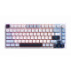 Дротова механічна клавіатура GamePro MK160 V2 Warden QLAB Sakura White (MK160-V2-BL-QS) Купити в Україні